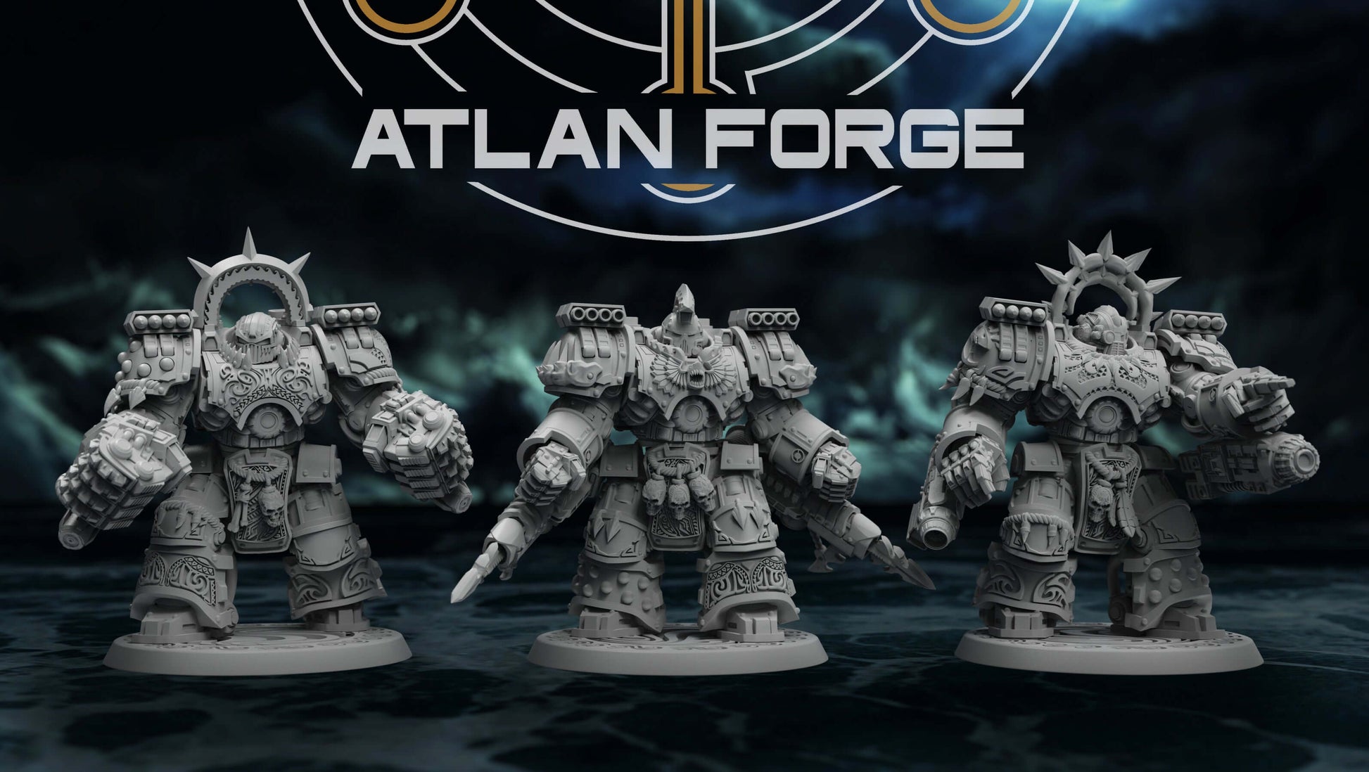 Wai Toa Warhulks heavy armoured assault squad with centurion armour