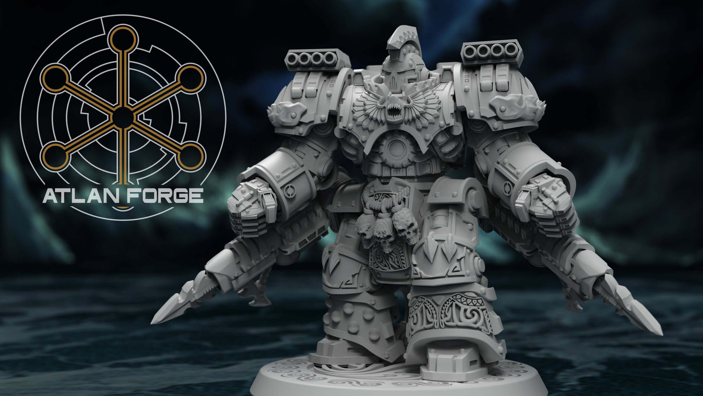 Wai Toa Warhulks heavy armoured assault squad with centurion armour