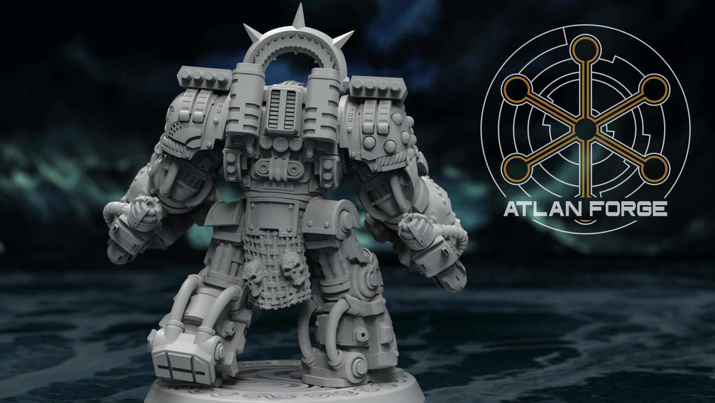 Wai Toa Warhulks heavy armoured assault squad with centurion armour