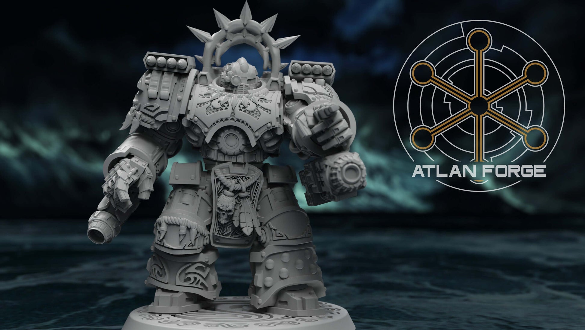 Wai Toa Warhulks heavy armoured assault squad with centurion armour