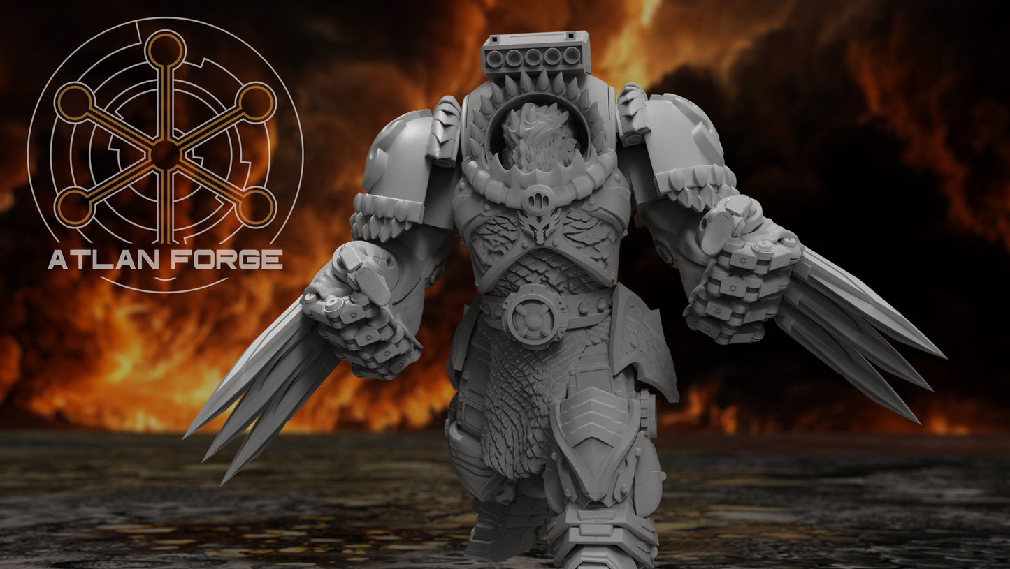 Dragon Assault Infernos - Atlan Forge, Sci-Fi Wargaming Miniatures, 32mm Scale