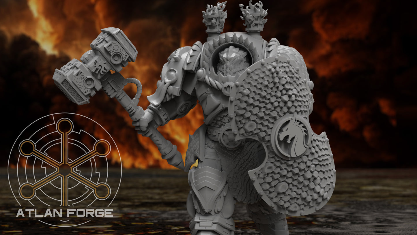 Dragon Assault Infernos - Atlan Forge, Sci-Fi Wargaming Miniatures, 32mm Scale