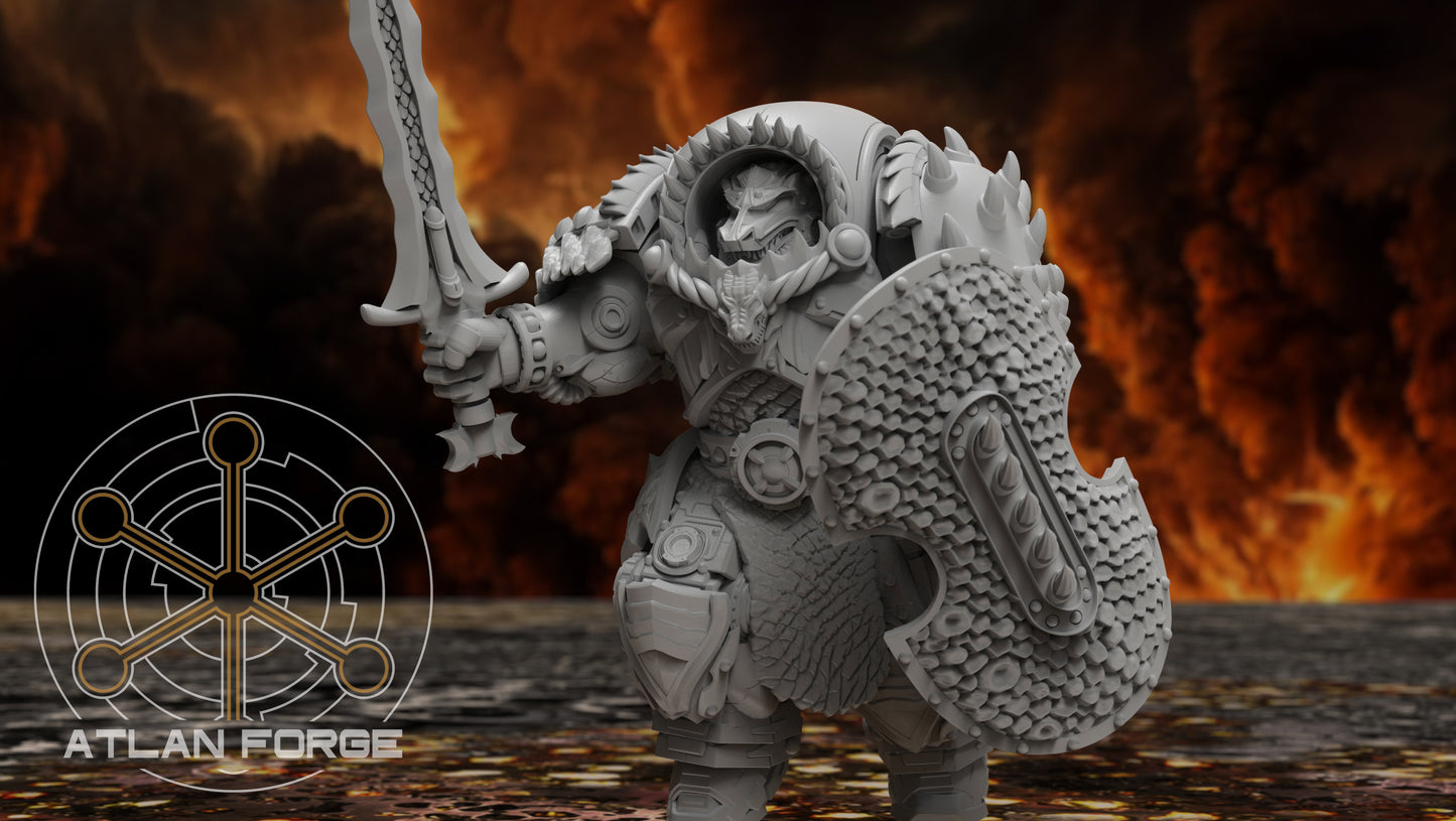 Dragon Assault Infernos - Atlan Forge, Sci-Fi Wargaming Miniatures, 32mm Scale