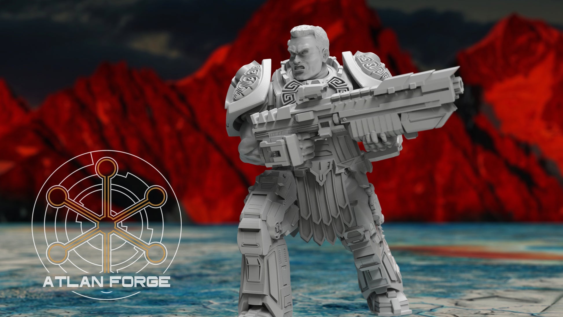 Minoan Initiates - Atlan Forge, Sci-Fi Wargaming Miniatures, 32mm Scale