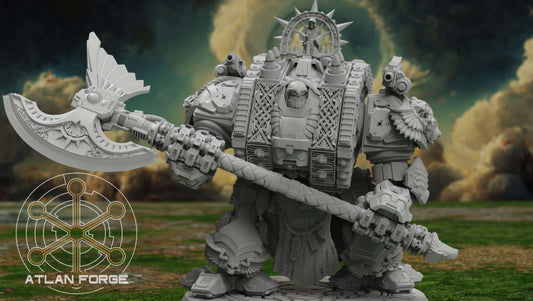 Dreadnought - Angelic Lion Dreadnought, Sci-Fi Wargaming Miniatures, 32mm Scale