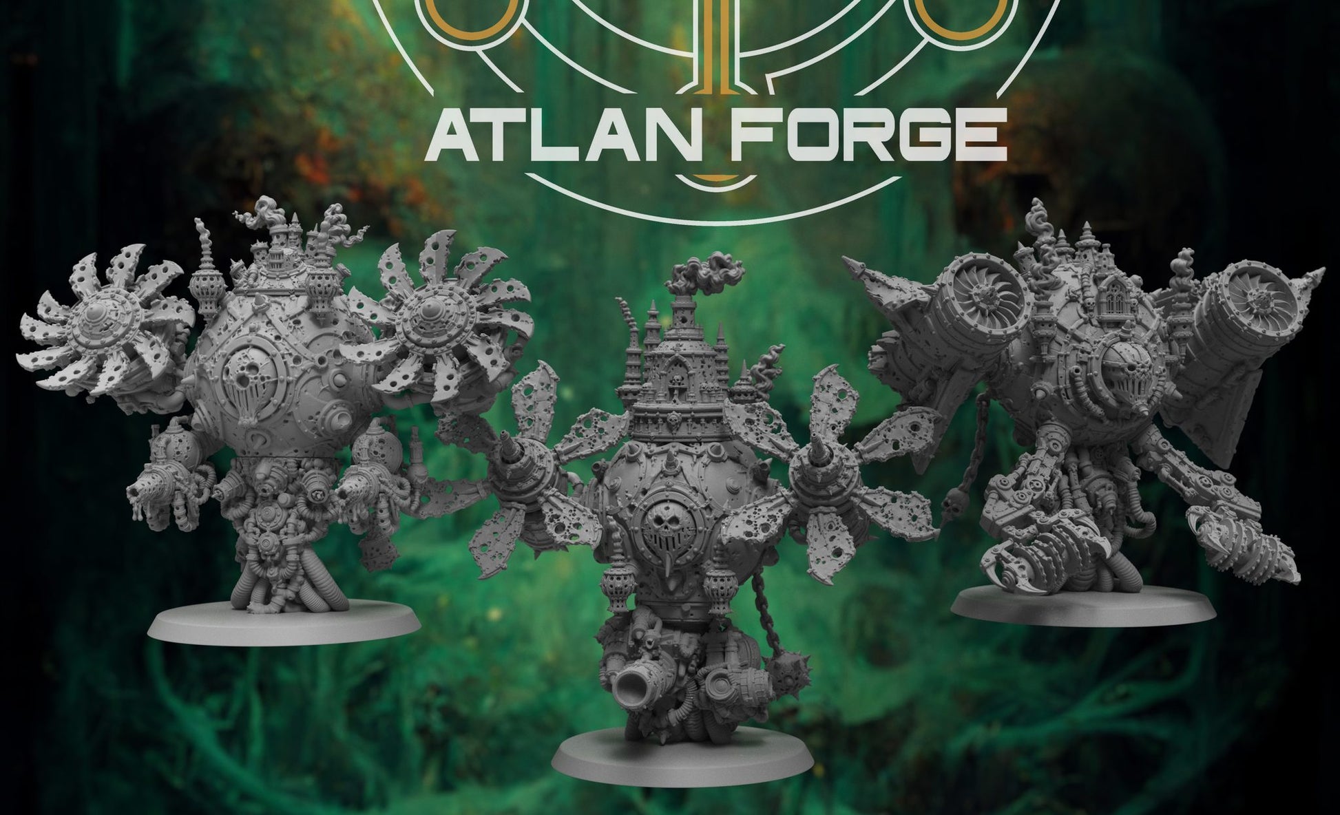 Miasma Corpse Engines - 32mm Resin Miniatures Squad — additional view