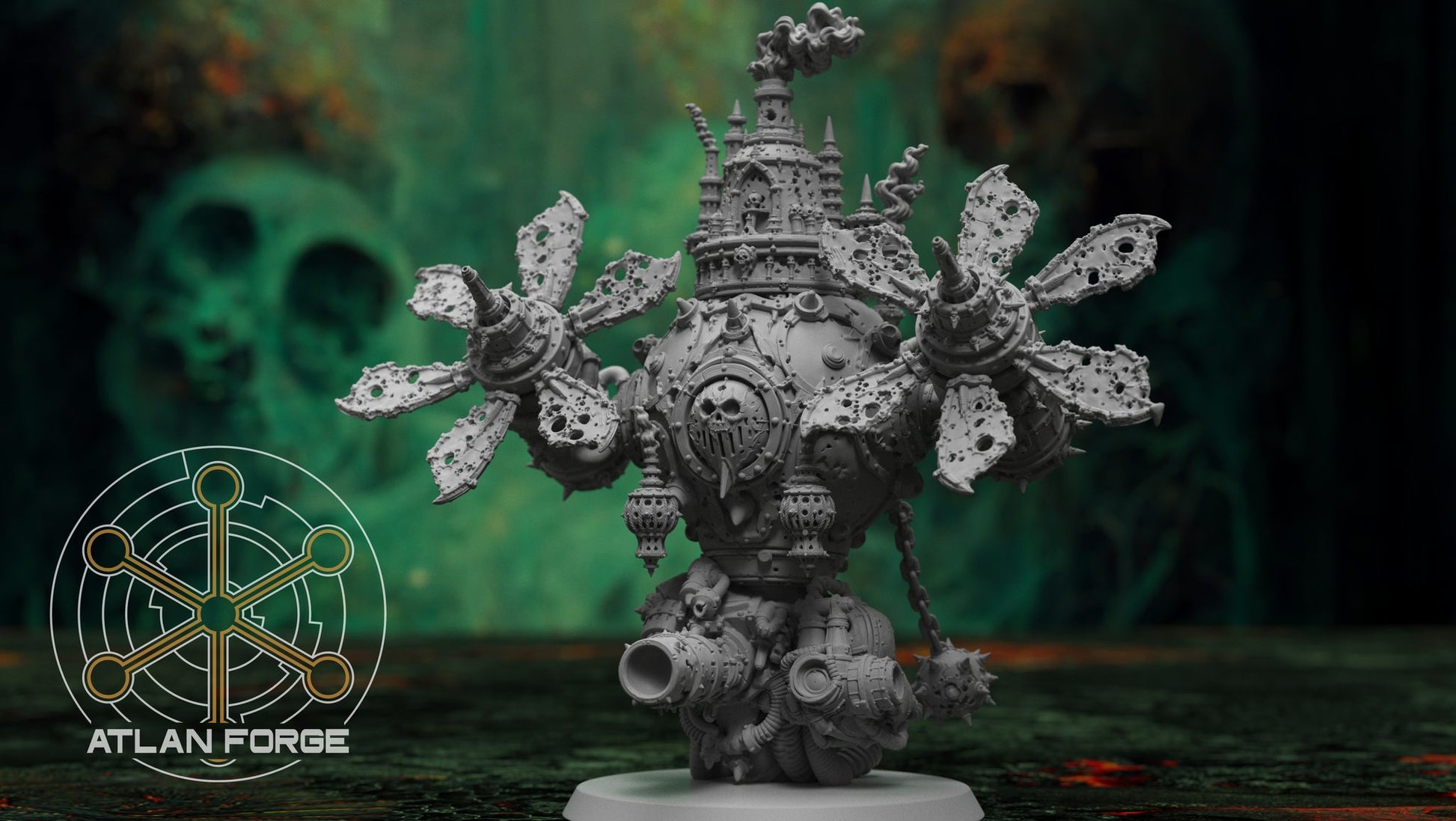 Miasma Corpse Engines - 32mm Resin Miniatures Squad — additional view