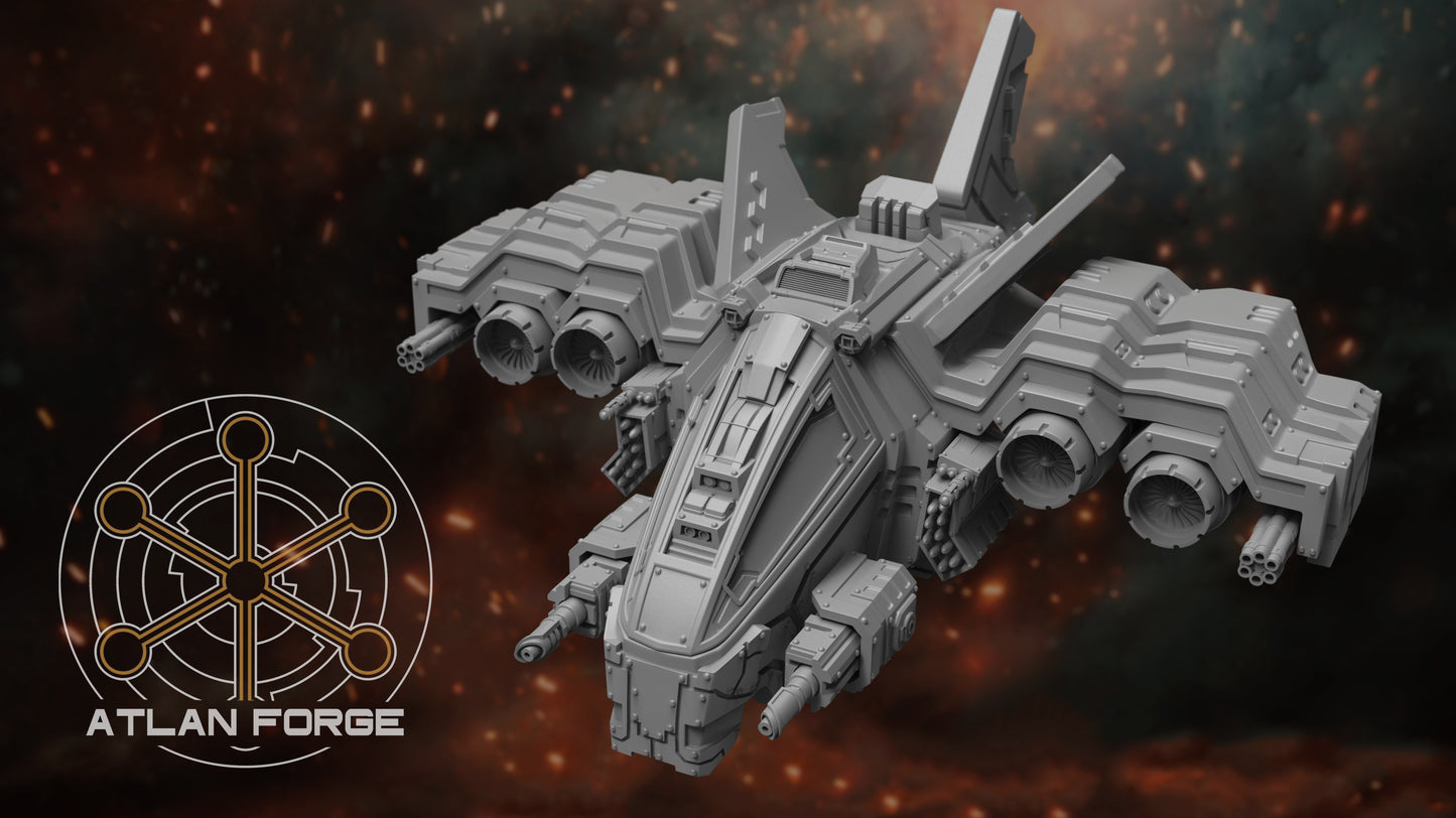 Thunderfury Gunship - Sci-Fi Wargaming Miniature