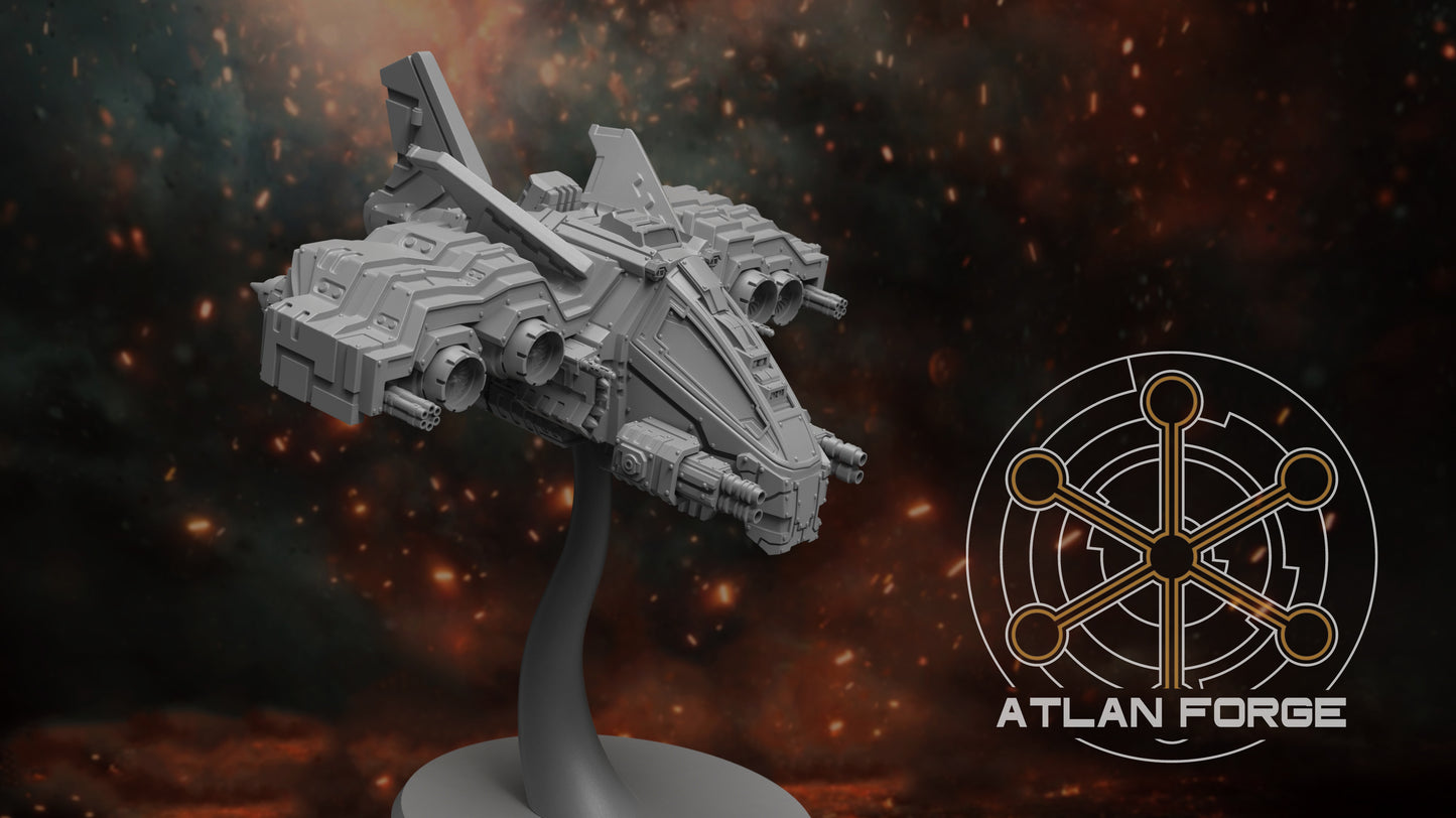 Thunderfury Gunship - Sci-Fi Wargaming Miniature