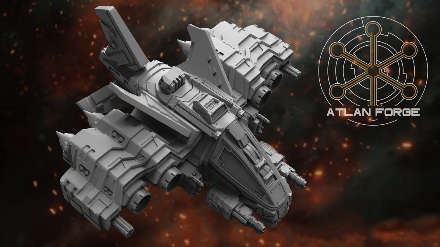 Thunderfury Gunship - Sci-Fi Wargaming Miniature