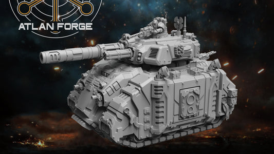 Sci-Fi Heavy Tank – Deinotherium Heavy Tank model with detailed armored design and turret.