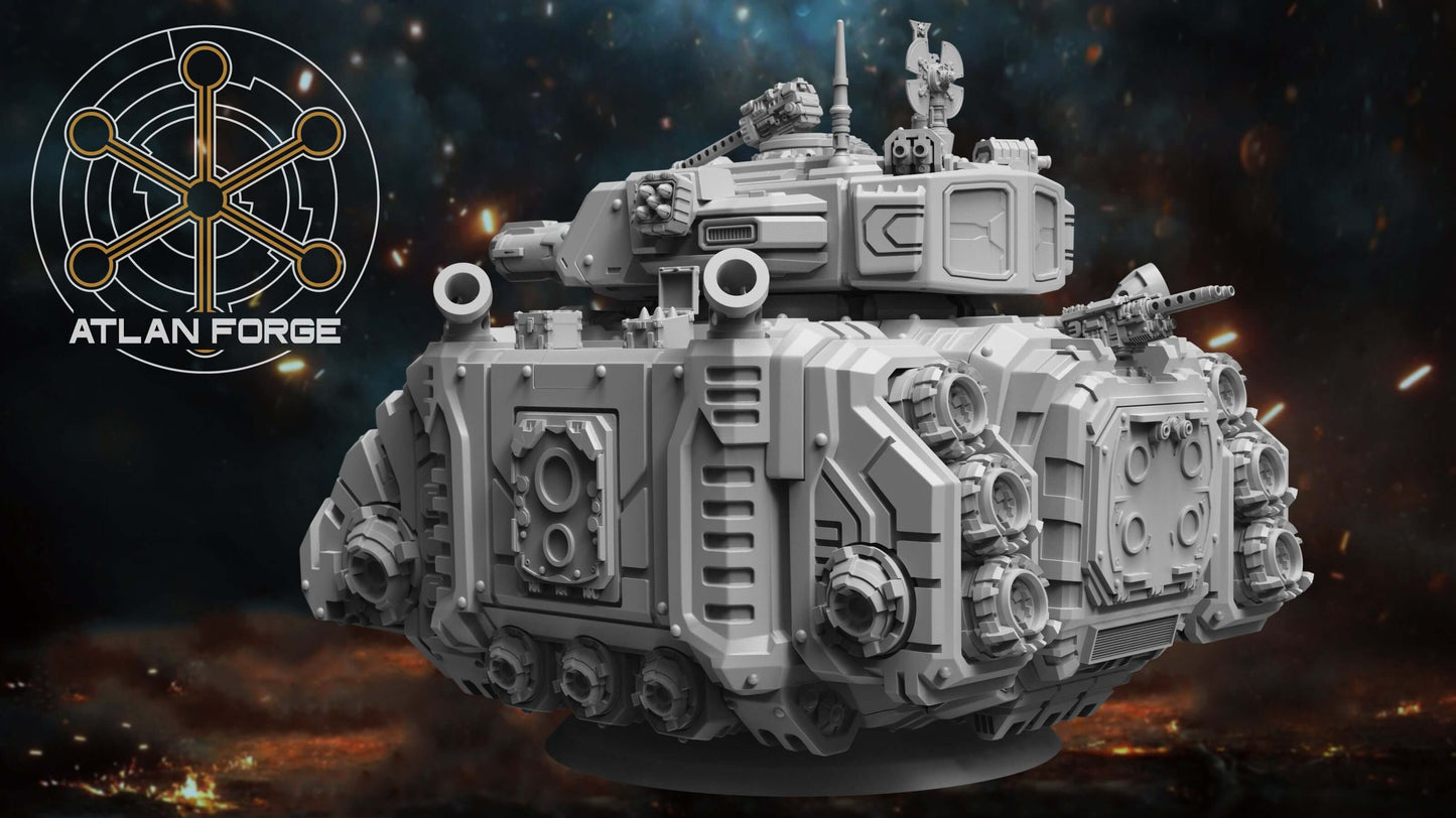 Sci-Fi Heavy Tank – Deinotherium Heavy Tank model with detailed armored design and turret.