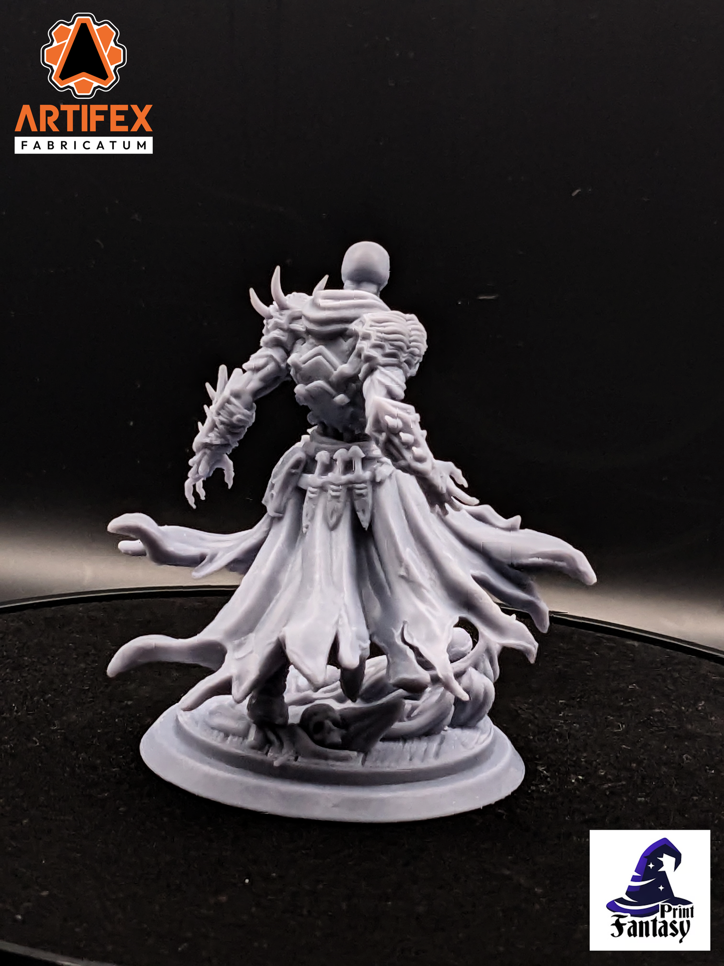 Azazel Demon from Print Fantasy, Figurine 80mm, Fantasy RPG Dungeons And Dragons, Pathfinder proxy