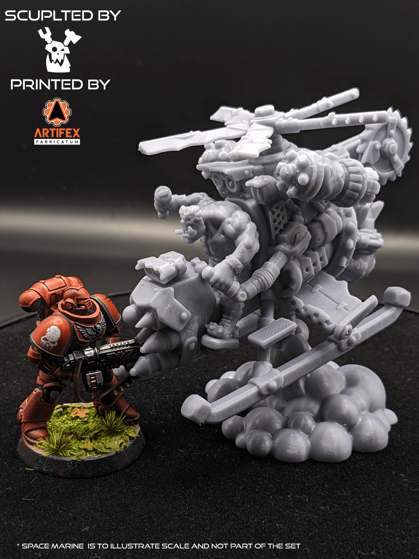 Chonky Flyaz (3) - by DakkaDakka,  Sci-Fi Wargaming Miniatures, 32mm Scale