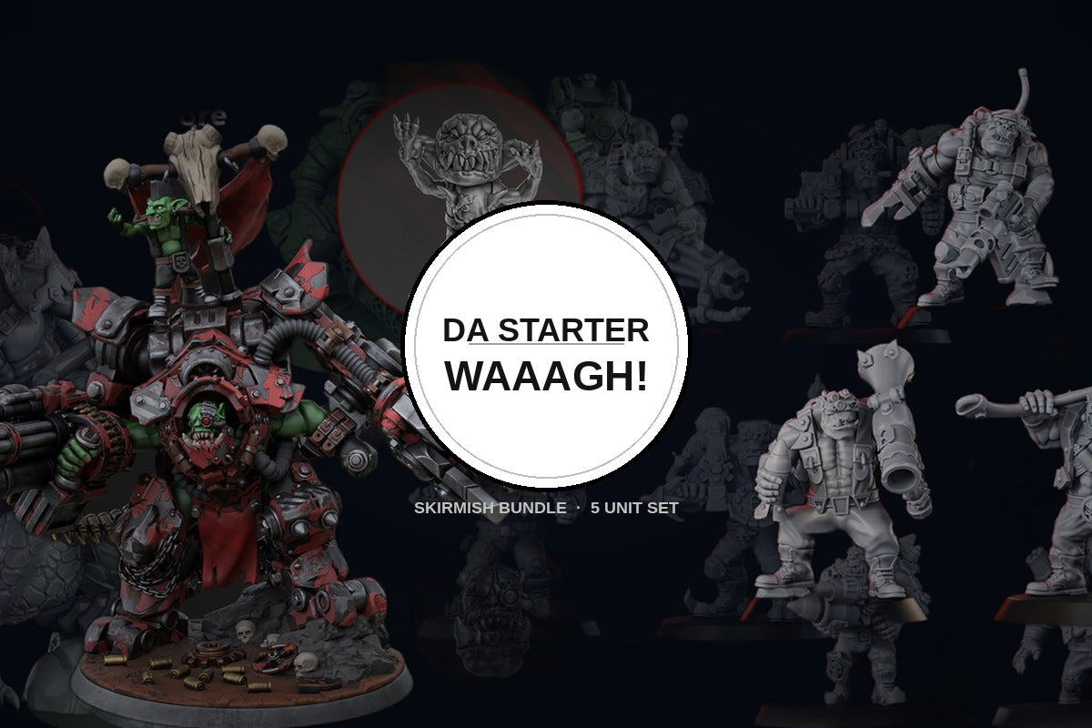 Da Starter Waaagh! – Space Orks Skirmish Bundle | OPR Grimdark Future