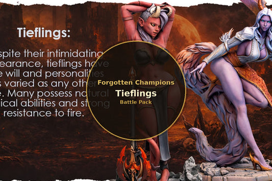 Forgotten Champions: Tieflings Battle Pack