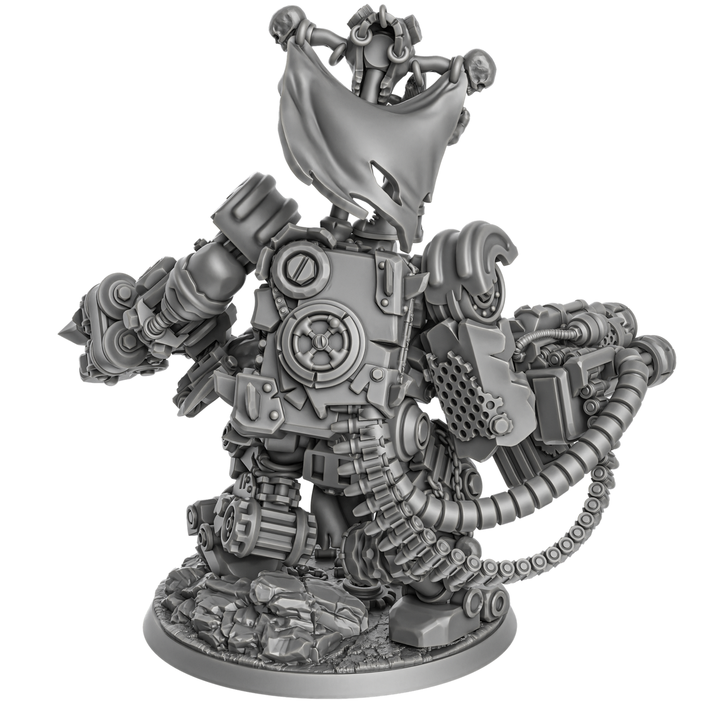 Gharghkool Da Big Wrecka - by DakkaDakka,  Sci-Fi Wargaming Miniatures, 32mm Scale