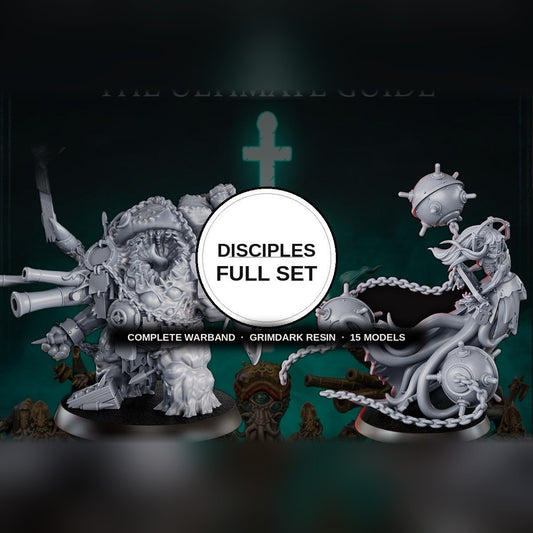 Disciples of Tet'o Full Set complete grimdark resin warband, 15 models
