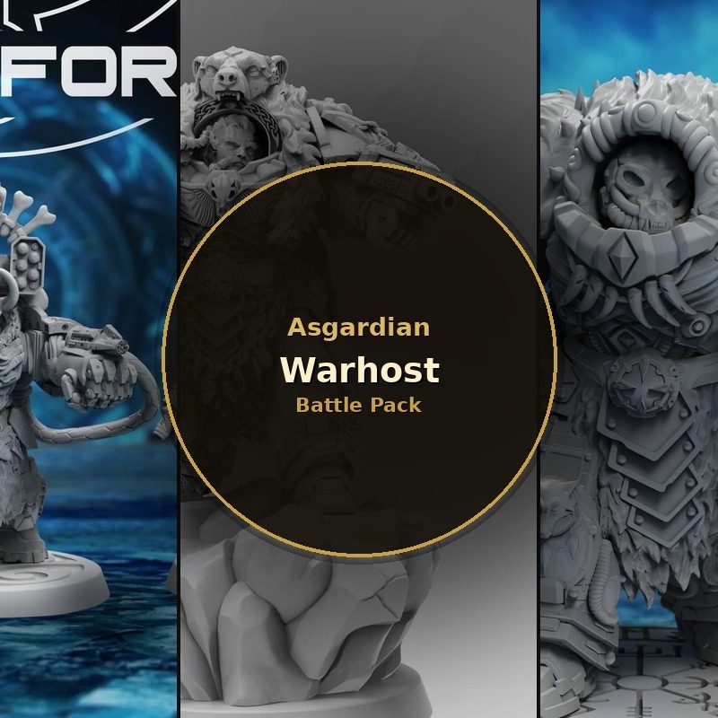 Warhost Battle Pack, 3 resin miniatures from Artifex Fabricatum