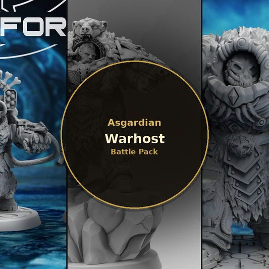 Warhost Battle Pack, 3 resin miniatures from Artifex Fabricatum