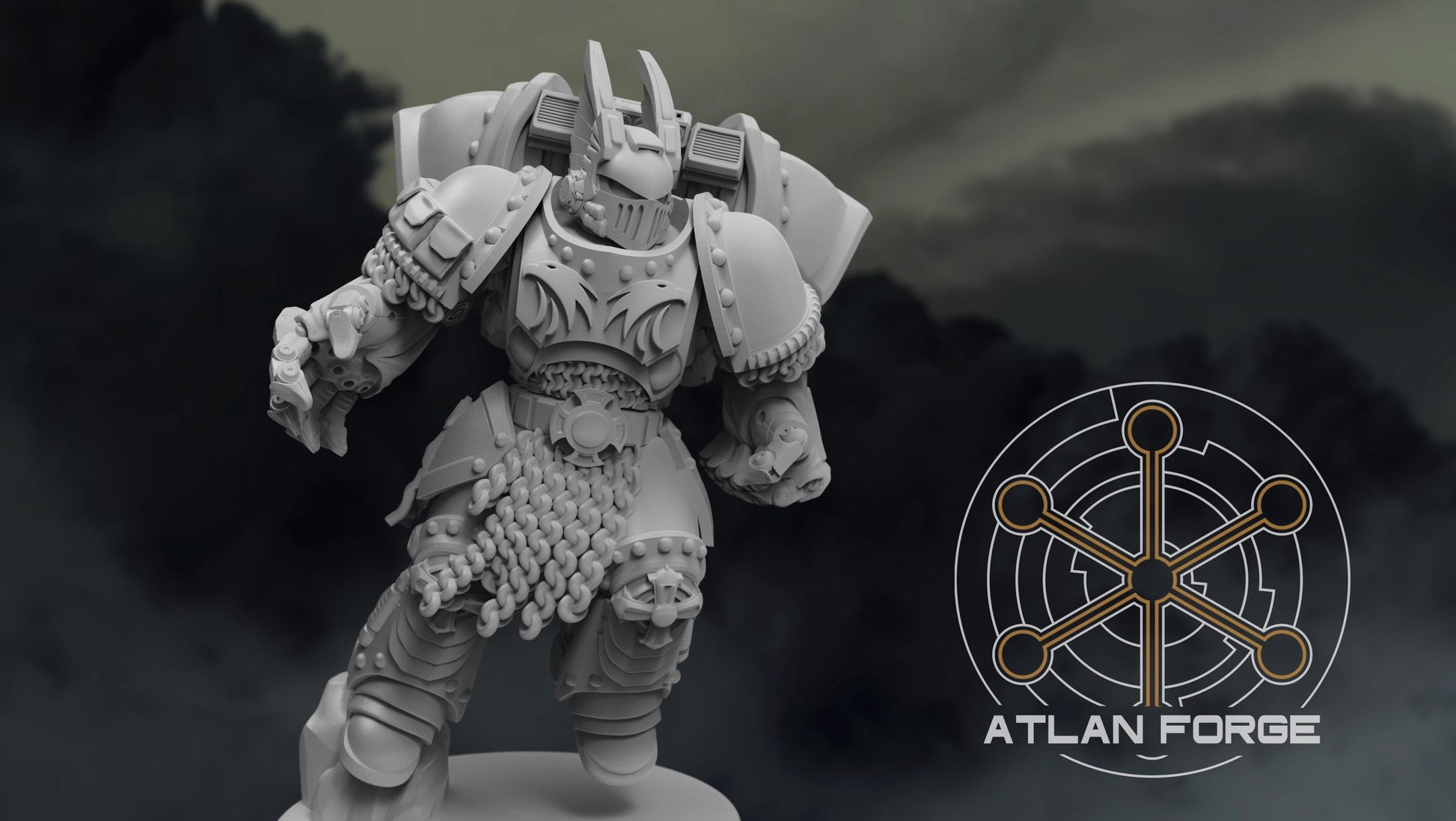 Templar Warhawk Squad - Atlan Forge, Wargaming, Sci Fi Tabletop Wargaming proxy miniatures, 32mm Scale