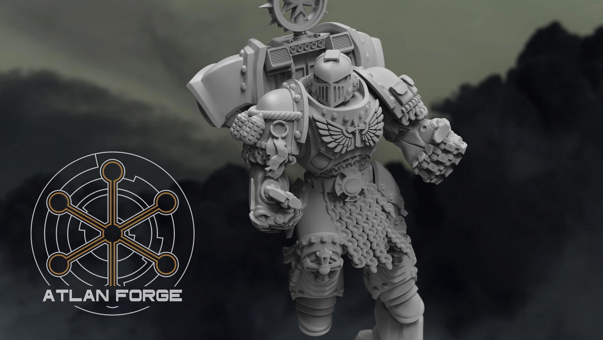 Templar Warhawk Squad - Atlan Forge, Wargaming, Sci Fi Tabletop Wargaming proxy miniatures, 32mm Scale