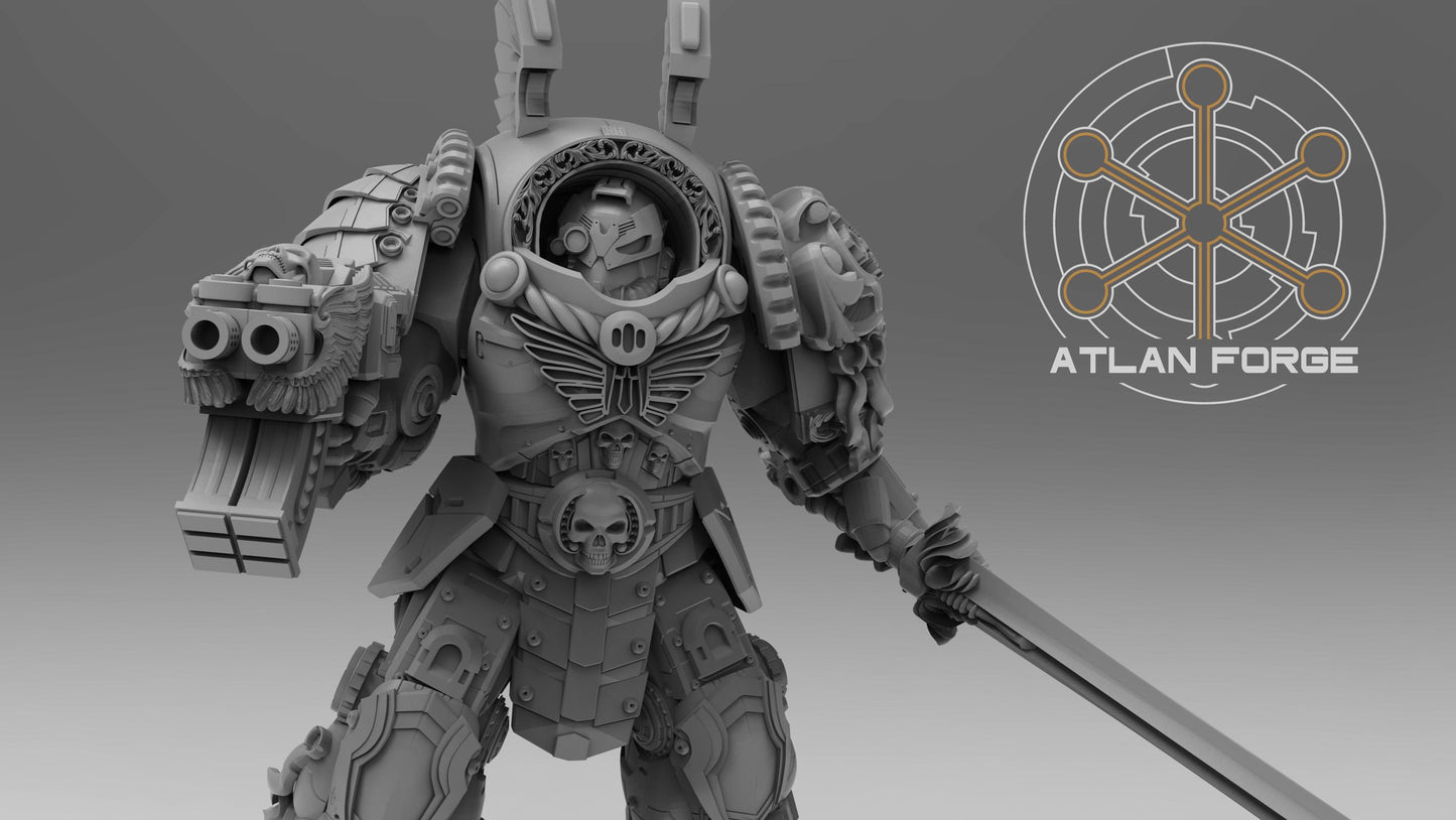 Angelic Dominators - Atlan Forge, Sci Fi Tabletop Wargaming proxy miniatures, 32mm Scale