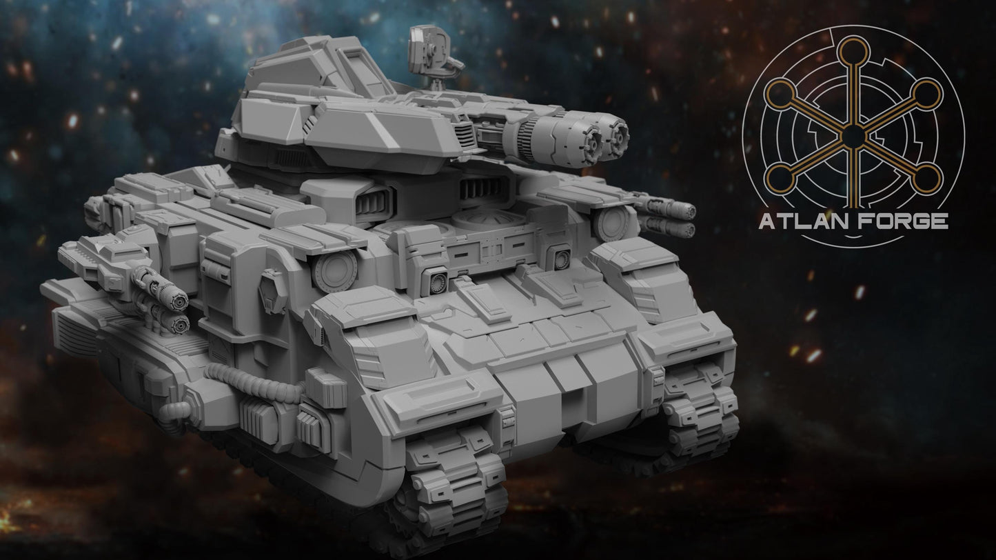 Arctodus Tank - Atlan Forge, Sci Fi Tabletop Wargaming proxy vehicle, 32mm Scale