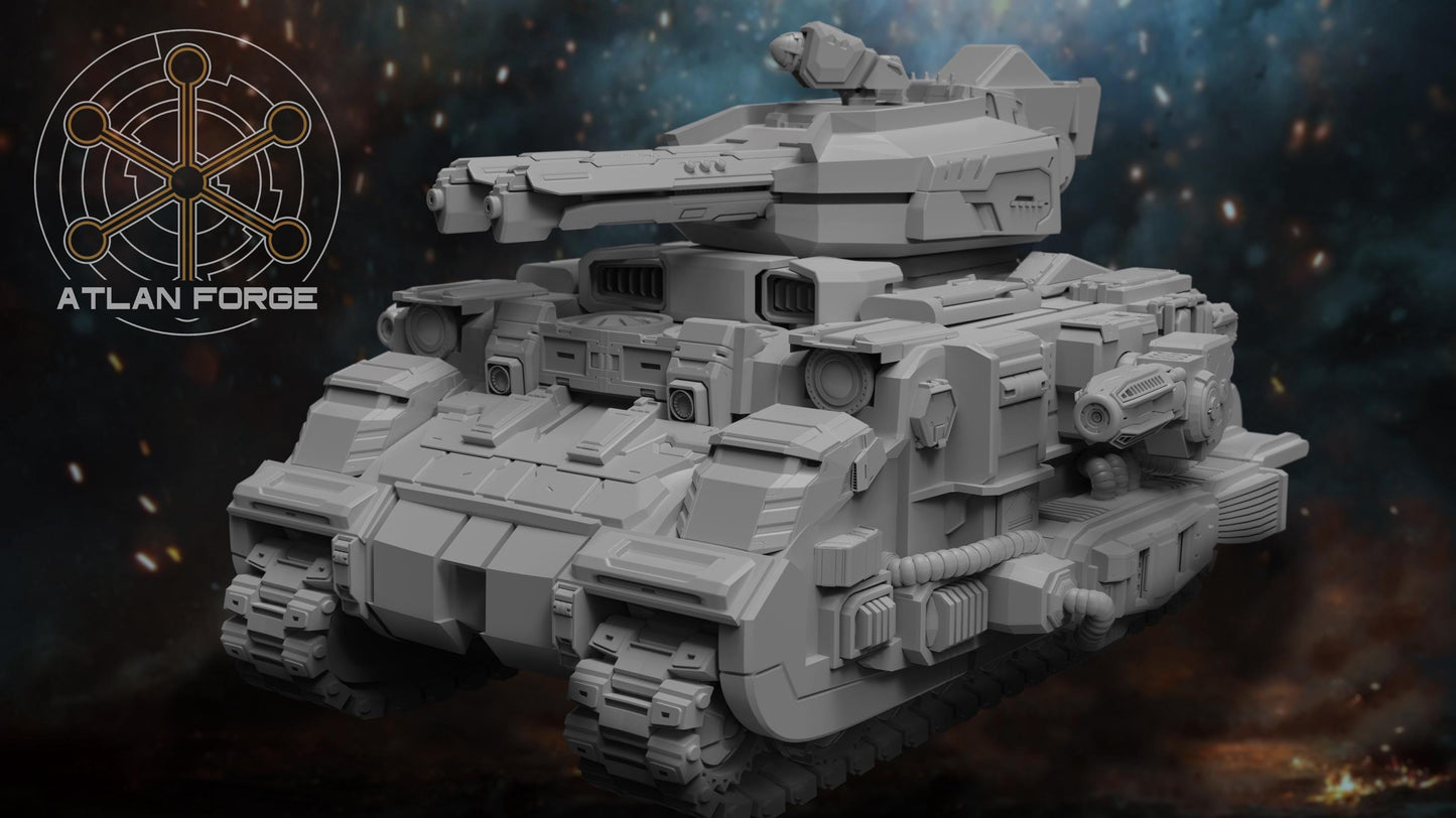 Arctodus Tank - Atlan Forge, Sci Fi Tabletop Wargaming proxy vehicle, 32mm Scale