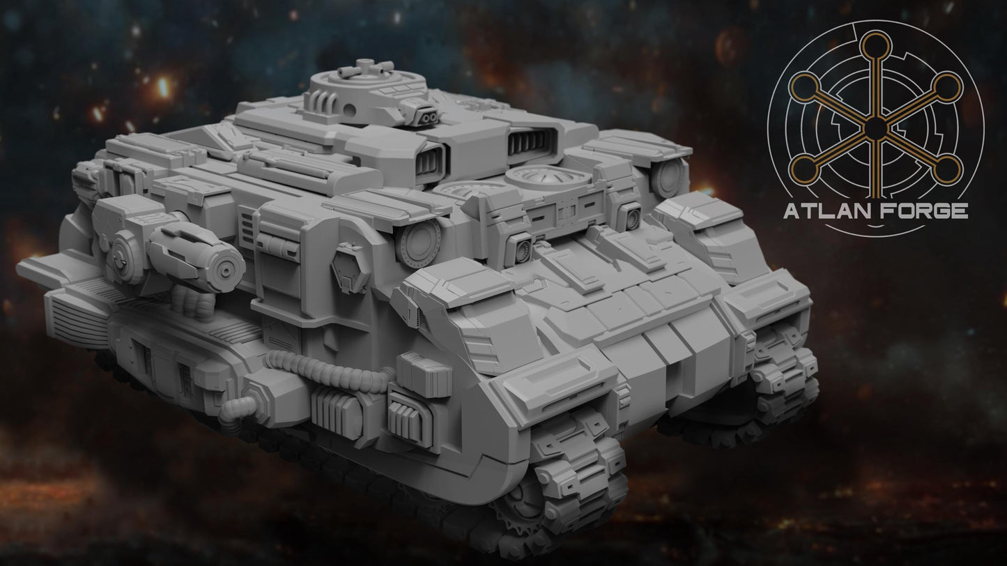 Arctodus Tank - Atlan Forge, Sci Fi Tabletop Wargaming proxy vehicle, 32mm Scale