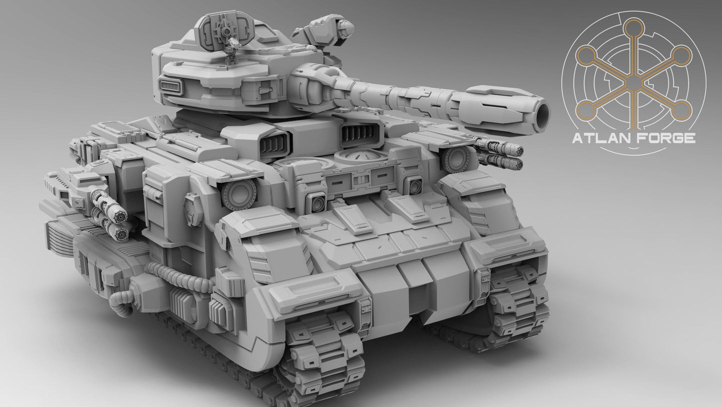 Arctodus Tank - Atlan Forge, Sci Fi Tabletop Wargaming proxy vehicle, 32mm Scale