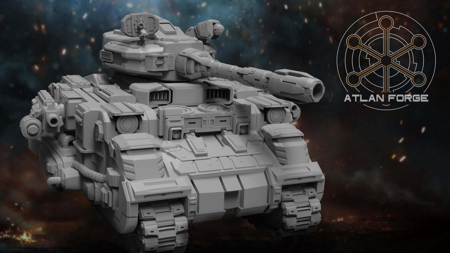 Arctodus Tank - Atlan Forge, Sci Fi Tabletop Wargaming proxy vehicle, 32mm Scale