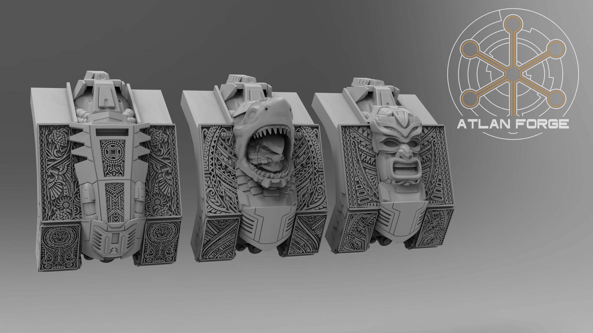 Dreadnought - Wai Toa: Wandering Ancestor - Atlan Forge, Sci Fi Tabletop Wargaming proxy miniatures, 32mm Scale