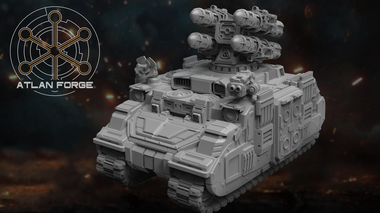 Arctodus Missile Vehicle - Atlan Forge, Sci Fi Tabletop Wargaming proxy vehicle, 32mm Scale