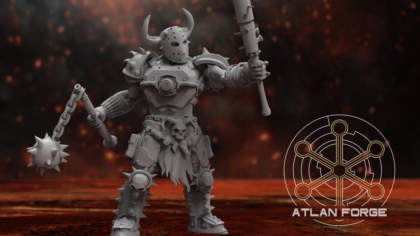 Hades Cultists - Atlan Forge, Sci Fi Tabletop Wargaming proxy miniatures, 32mm Scale