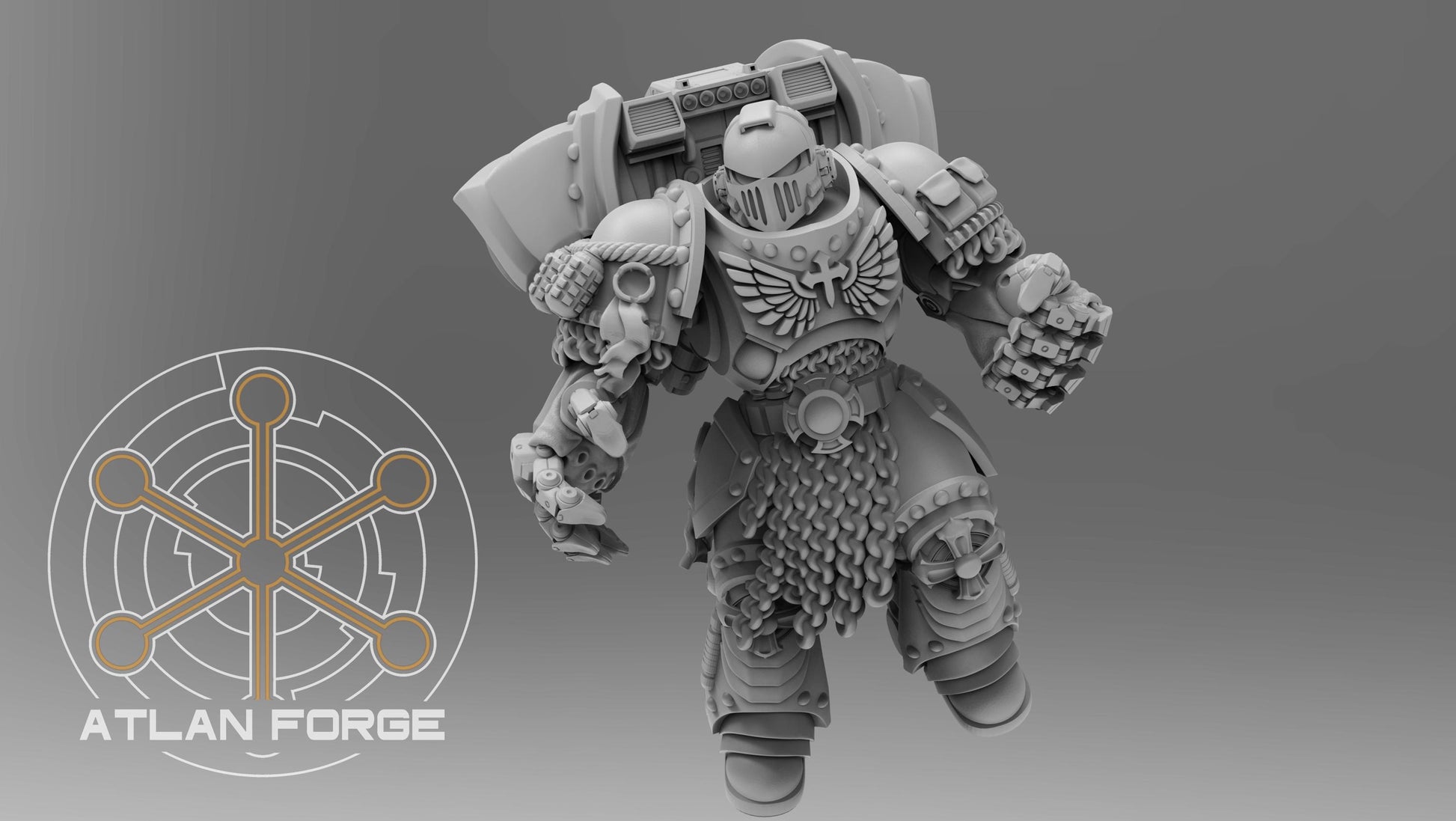 Templar Warhawk Squad - Atlan Forge, Wargaming, Sci Fi Tabletop Wargaming proxy miniatures, 32mm Scale