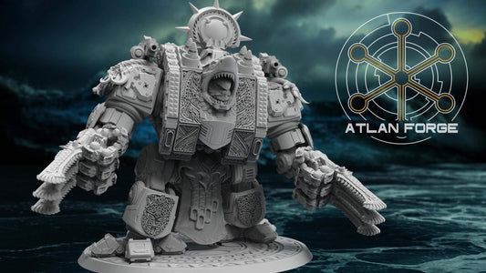 Dreadnought - Wai Toa: Wandering Ancestor - Atlan Forge, Sci Fi Tabletop Wargaming proxy miniatures, 32mm Scale