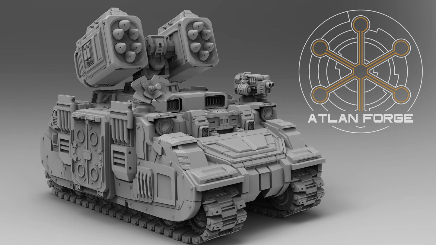 Arctodus Missile Vehicle - Atlan Forge, Sci Fi Tabletop Wargaming proxy vehicle, 32mm Scale