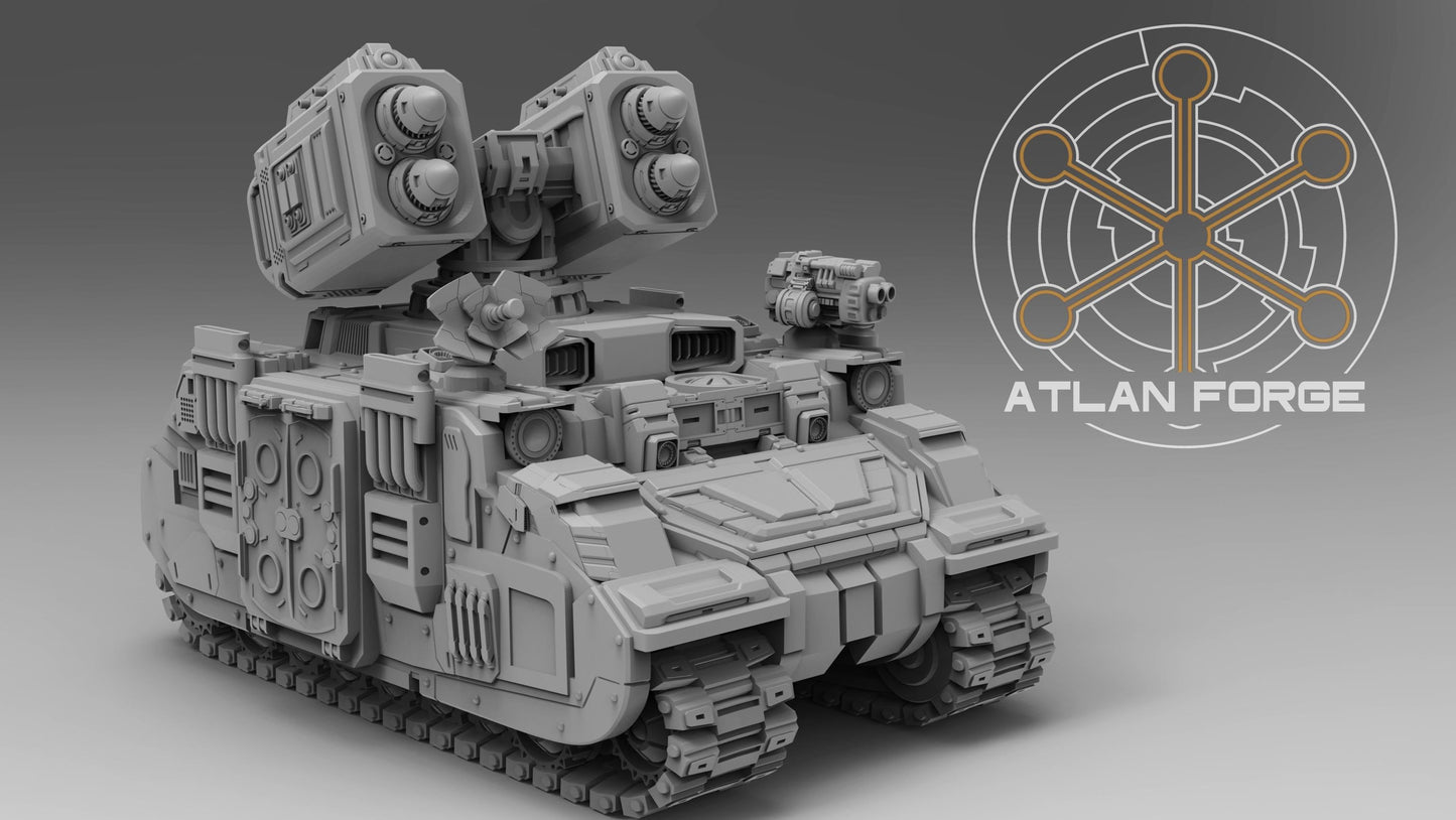 Arctodus Missile Vehicle - Atlan Forge, Sci Fi Tabletop Wargaming proxy vehicle, 32mm Scale