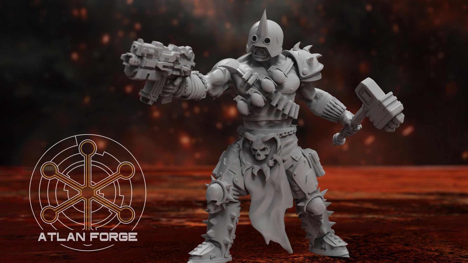 Hades Cultists - Atlan Forge, Sci Fi Tabletop Wargaming proxy miniatures, 32mm Scale