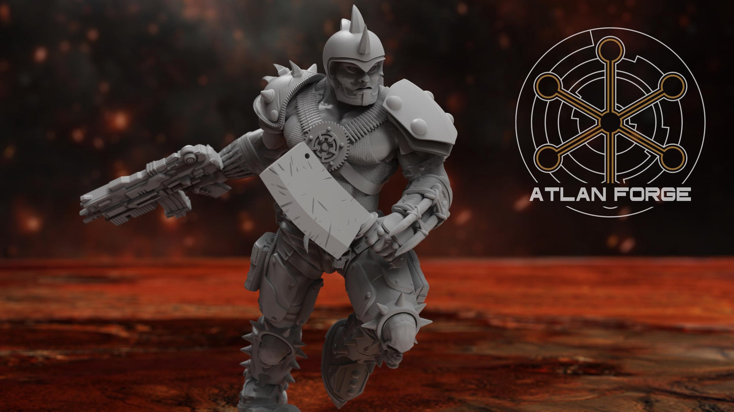 Hades Cultists - Atlan Forge, Sci Fi Tabletop Wargaming proxy miniatures, 32mm Scale