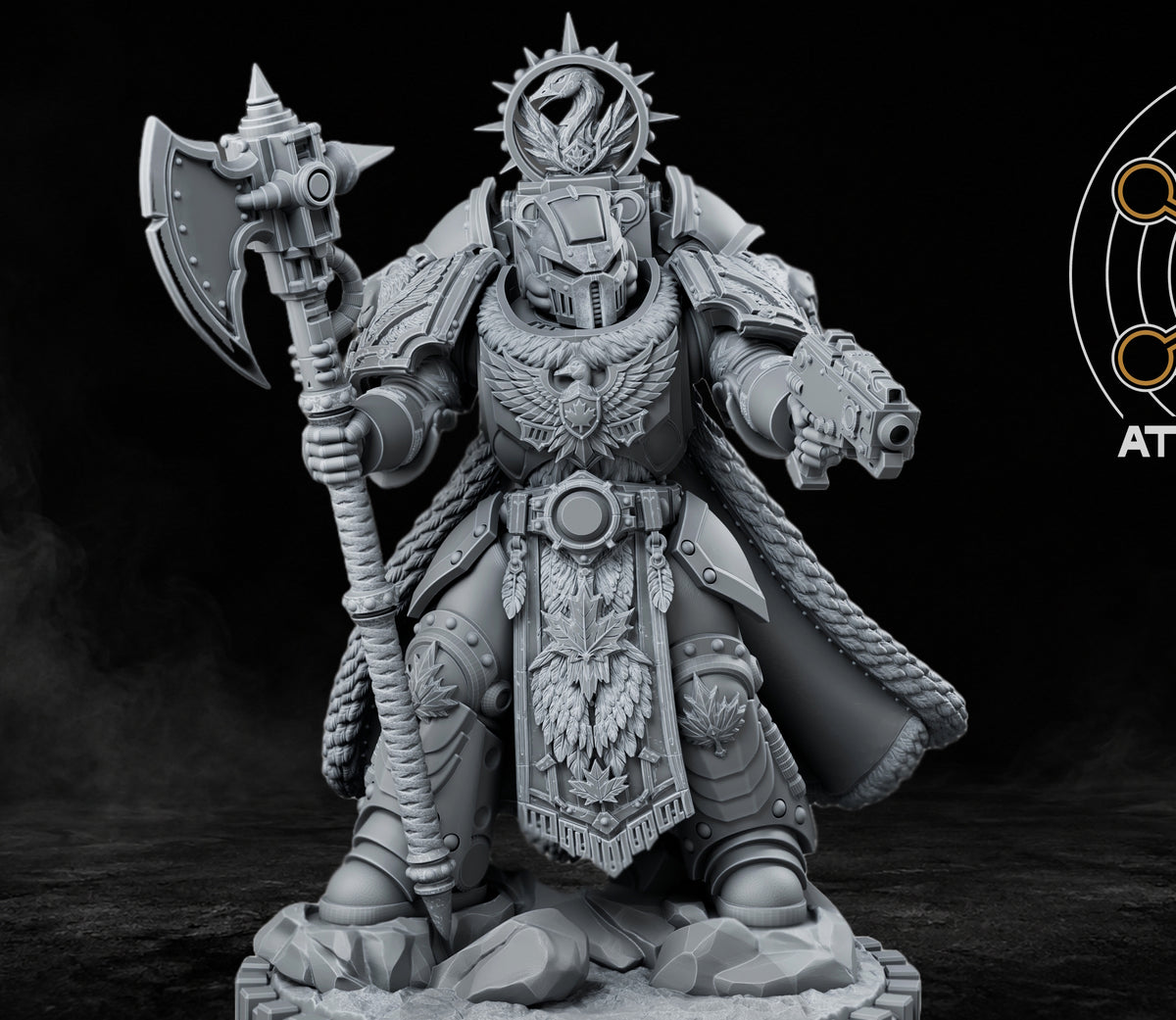 Canadian Space Knight - 32mm Resin Miniature