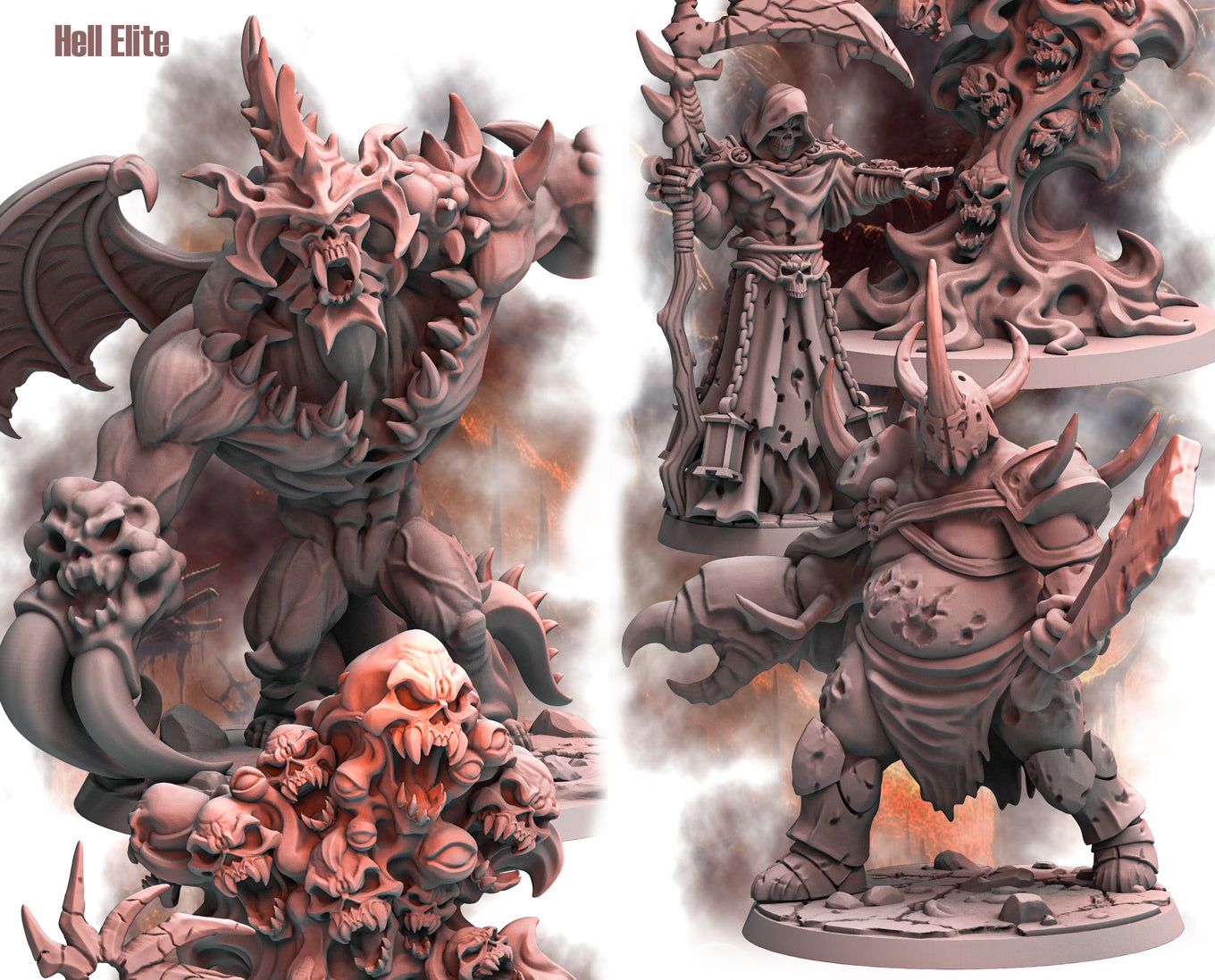 Hell Elite - Fantasy RPG Miniatures, 32mm Scale