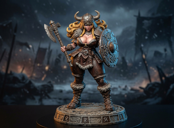 Odin Daughter 7 - Norse Resin Miniature