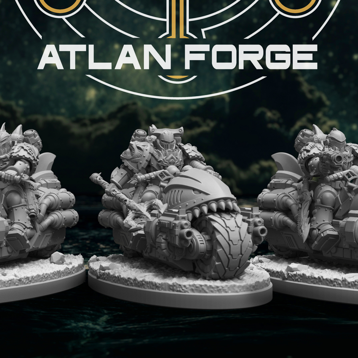Wai Toa Bikers - 32mm Resin Miniatures
