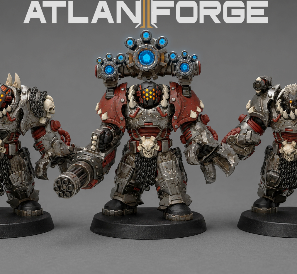 Grokk Warborn Bonebreakers - 32mm Resin Miniatures Squad