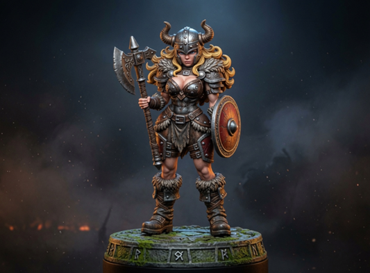 Odin Daughter 8 - Norse Resin Miniature
