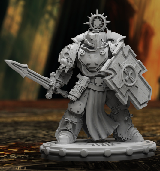 Templar Veterans Squad – Sci-Fi Knight Space Marine Miniatures