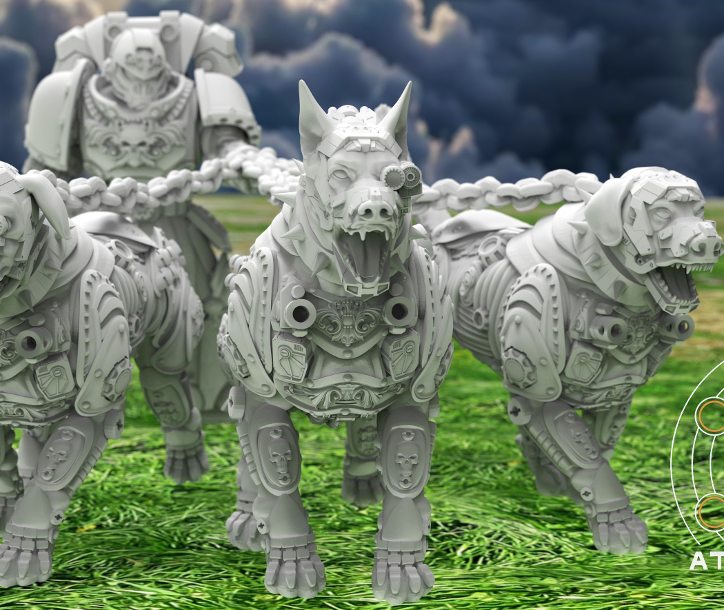 Dogs of War - 32mm Resin Miniature Squad