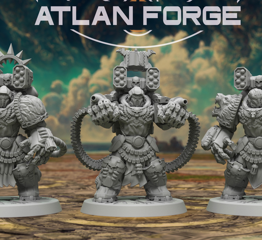 Angelic Aegis Elite - 32mm Resin Miniatures Squad